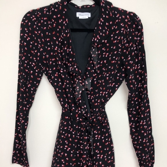 LOVERS + FRIENDS Flynn‎ Mini Dress Lil Hearts Small - Picture 5 of 10